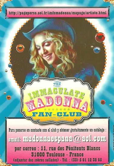The Immaculate Madonna Fan Club 2